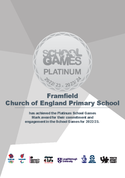 Platinum School Games Mark 2022/23